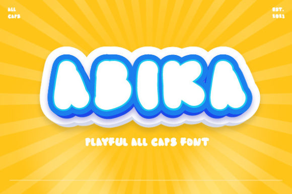 Abika: A Friendly Display Font for Creative Makers