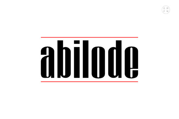 Abilode: A Modern Font for Business Branding