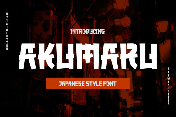Akumaru: A Display Font That Elevates Branding