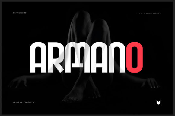 Armano: A Modern Display Font for Bold Editorial Designs