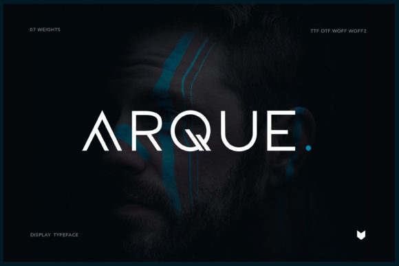 Arque: A Modern Display Font for Editorial Elegance