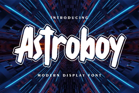 Astroboy: A Bold Display Font for Creative Branding