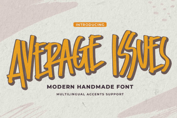 Average Issues Font for Bold Branding and Eye-Catching Designs
