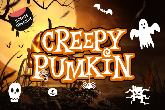 Creepy Pumpkin: A Spooky Display Font for Web Design