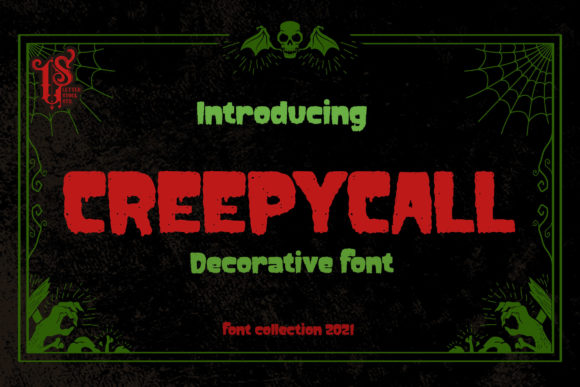 Creepycall: A Display Font with a Handmade Halloween Vibe