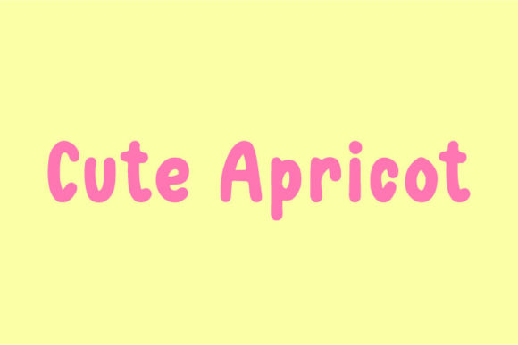 Cute Apricot: A Display Font That Elevates Branding