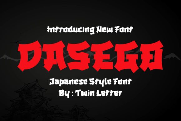 Dasego: A Display Font with Asian Flair for Modern Web Design