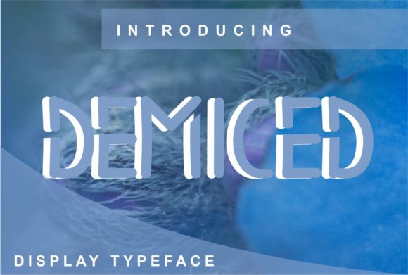 Demiced: A Clean Display Font for Modern Editorial Design
