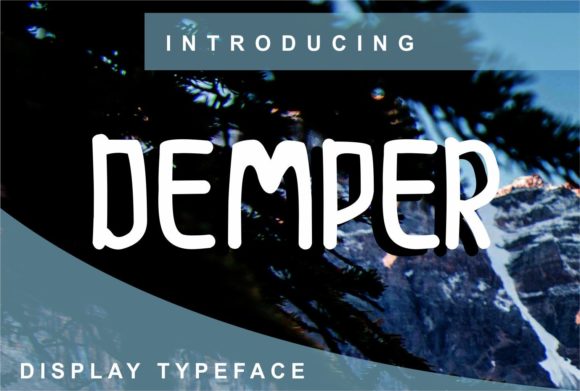 Demper Display Font for Eye-Catching Branding and Marketing