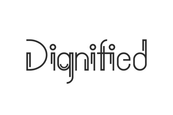 Dignified Font for Modern Branding and Professional Design