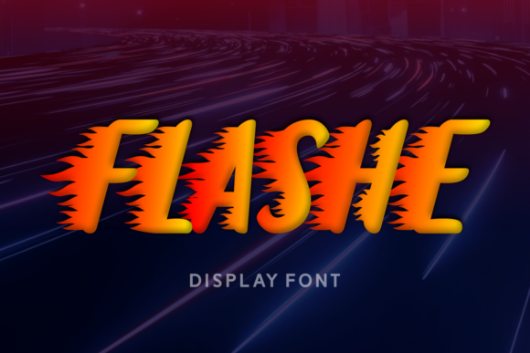 Flashe: A Cool Display Font for Business Branding