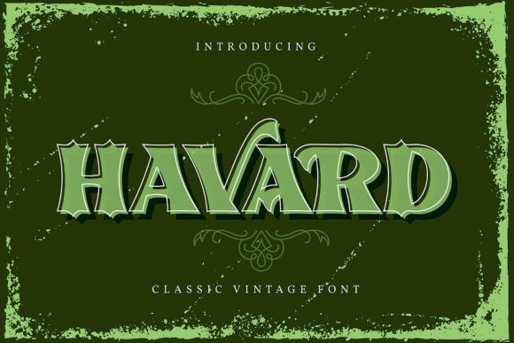 Havard Display Font for Bold Web Typography