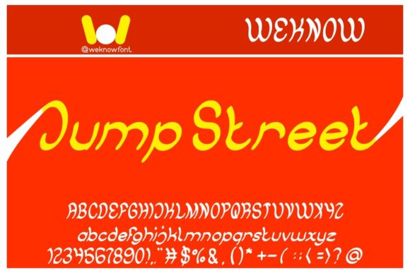 Jump Street: A Cool and Fun Display Font for Editorial Design