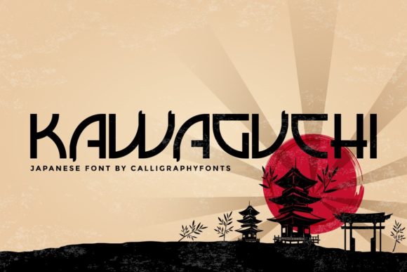 Kawaguchi: A Japanese-Inspired Display Font for Creative Projects