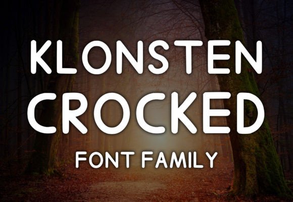 Klonsten Crocked: A Display Font for Versatile Branding