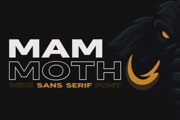Mammoth Display Font for Bold Creative Projects
