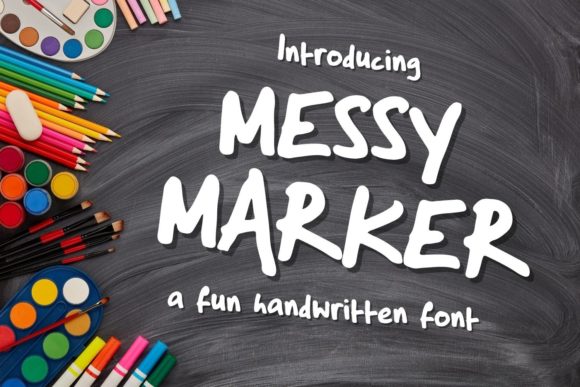 Messy Marker: A Graffiti-Styled Display Font for Bold Branding