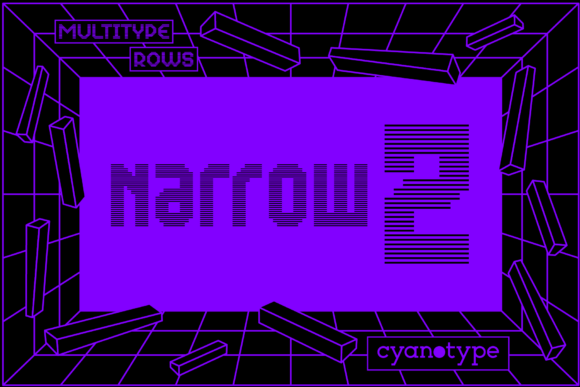 MultiType Rows Narrow 2 for Trendy Web Typography