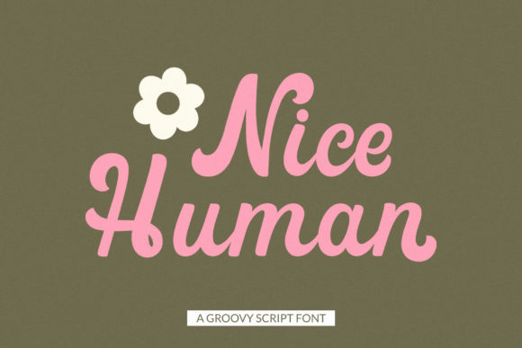 Nice Human: A Bold Display Font for Editorial Design