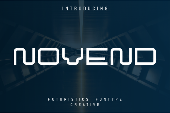 Novend: A Modern Display Font for Polished Branding