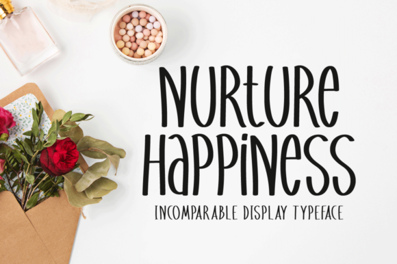 Nurture Happiness Display Font Review