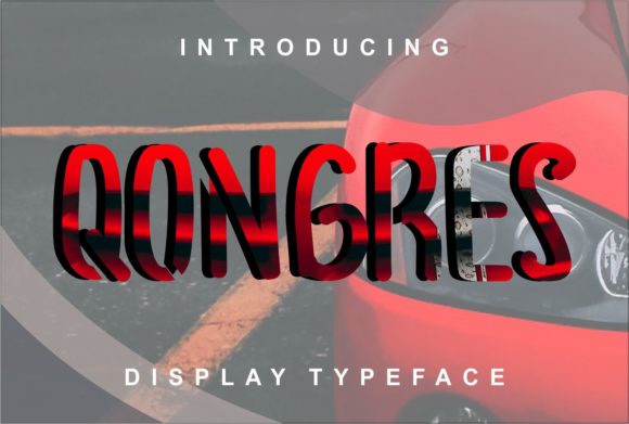 Qongres Font for Professional Branding and Print Materials