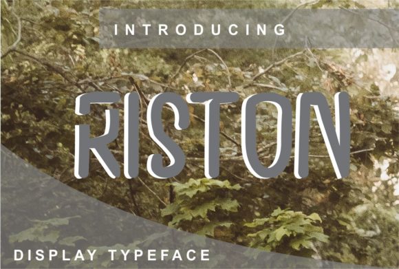 Riston Display Font for Bold Brand Campaigns