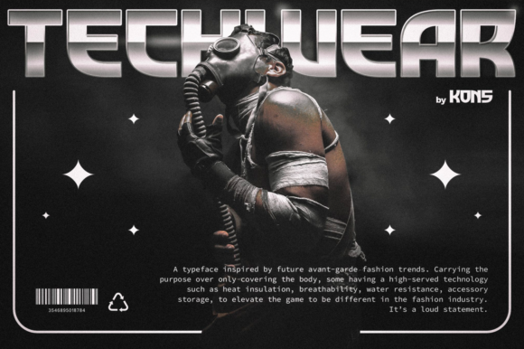Techwear: A Bold Typeface for Modern Branding