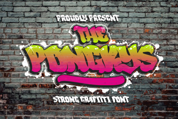 The Ponkys: A Graffiti-Inspired Display Font for Bold Digital Campaigns