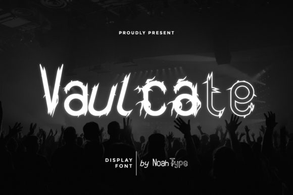 Vaulcate: A Horror-Inspired Display Font for Bold Branding