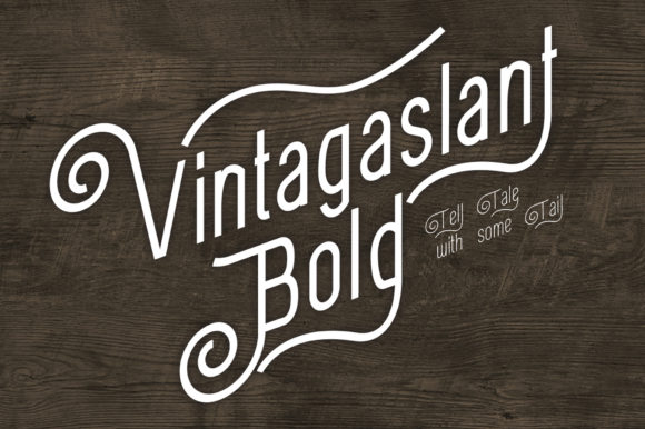 VintagaSlant Bold for Editorial Design and Creative Branding