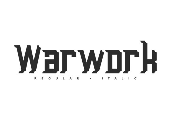 Warwork: The Bold Font That Elevates Every Campaign