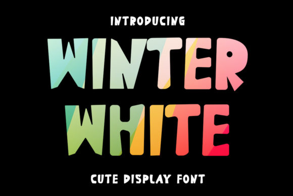 Winter White Display Font for Modern Web Design
