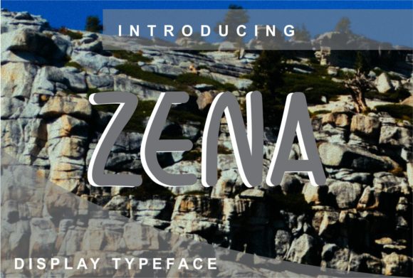 Zena Font for Trendy Branding and Eye-Catching Designs